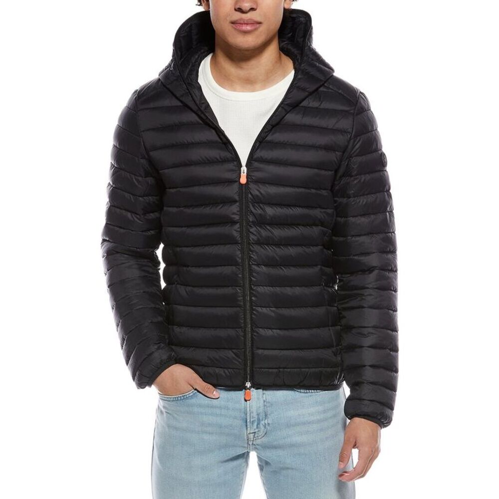 Save The Duck Mens  Danielle Puffer Jacket, Black